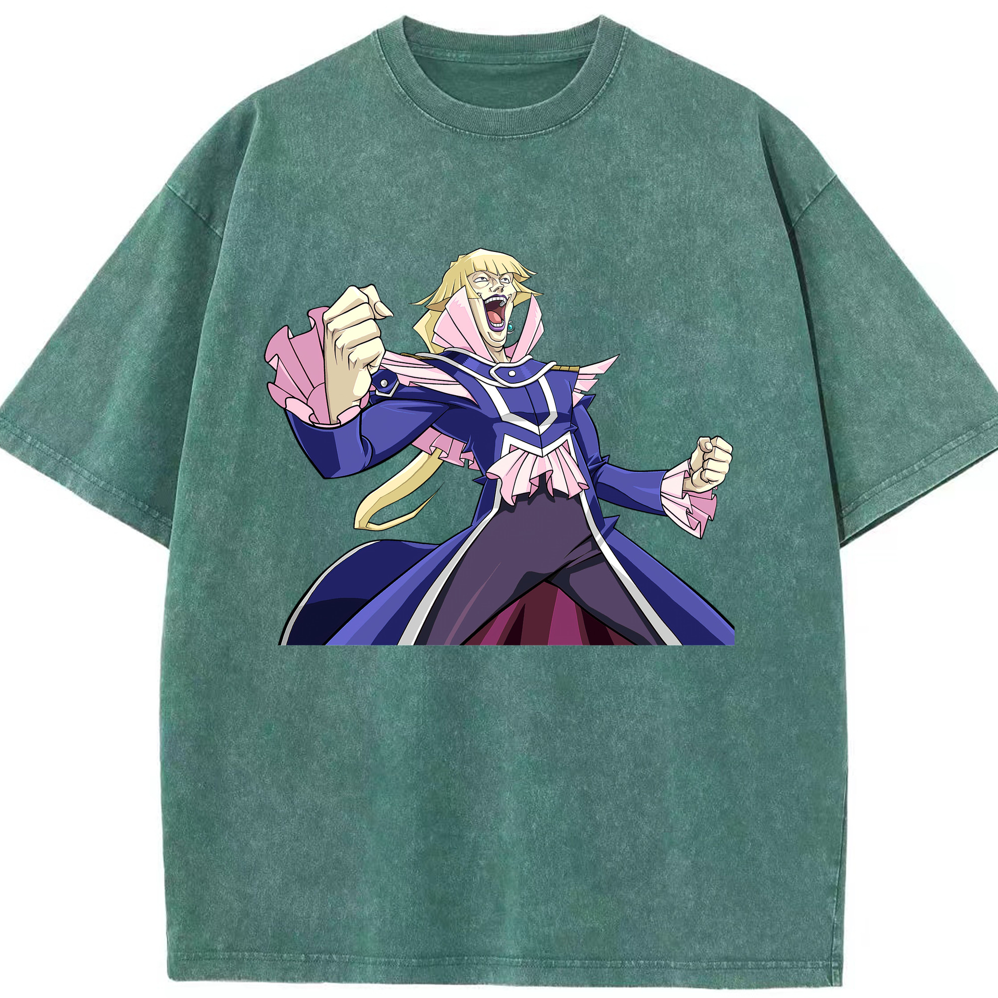 （画像用） 遊☆戯☆王 Yu-Gi-Oh! 綿100% ヴィンテージ風 半袖Tシャツ（フロントプリント）